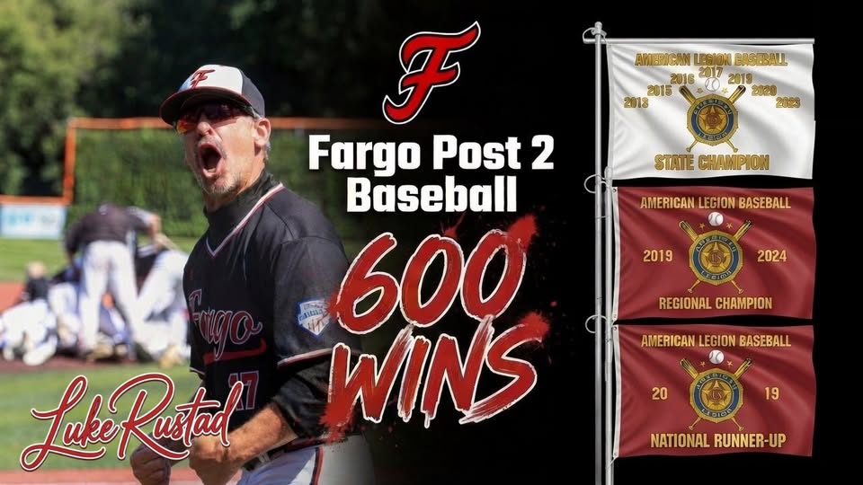 Luke Rustad on his 600th win